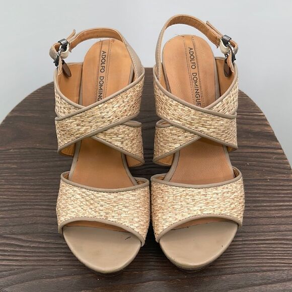 Adolfo Dominguez Shoes - 3For$20 Adolfo Dominguez leather wedge sandals size 37 EURO is 6.5 US
